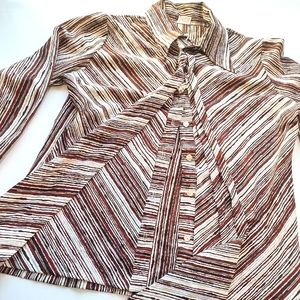 Vintage bow tie blouse